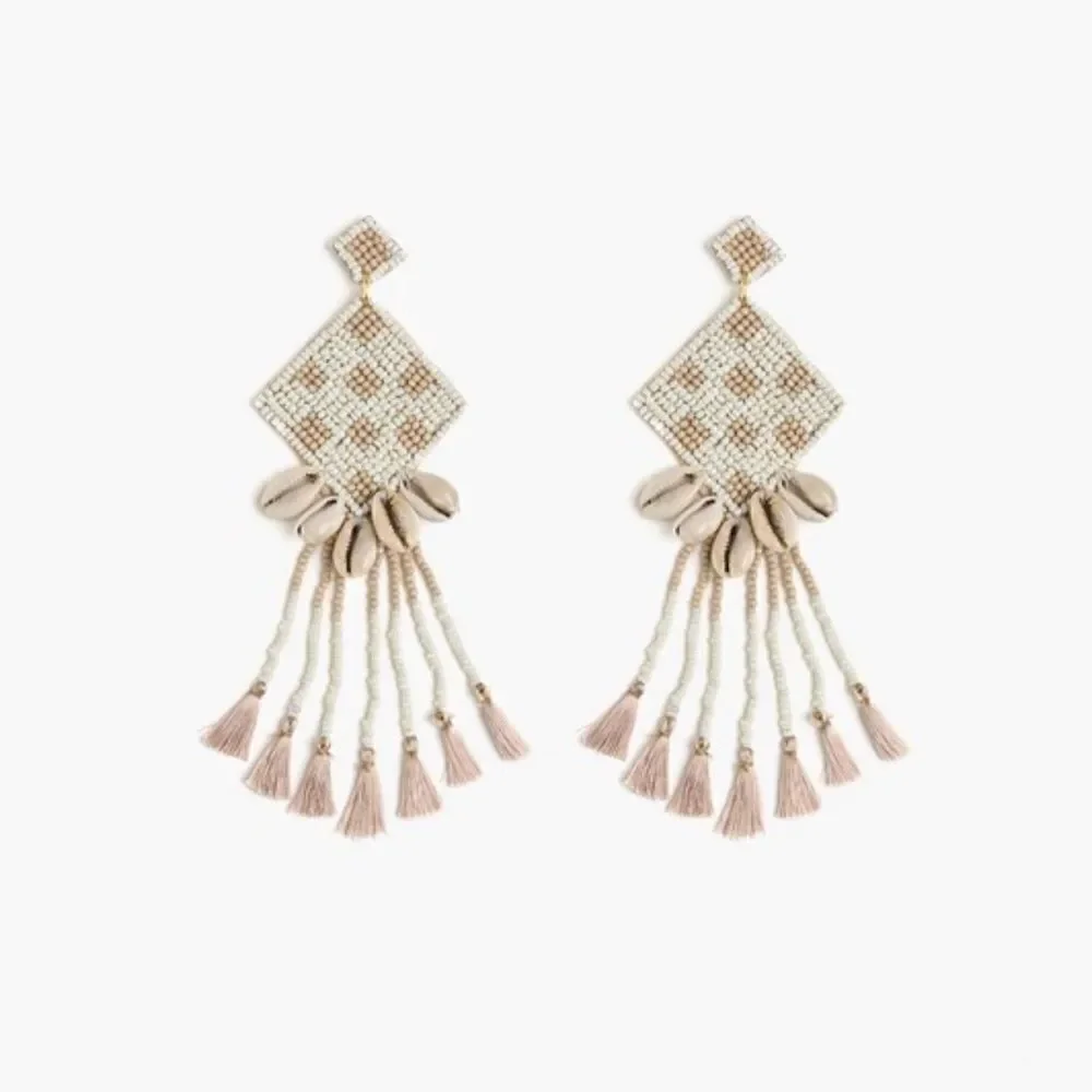 Seashell Tassel Earrings